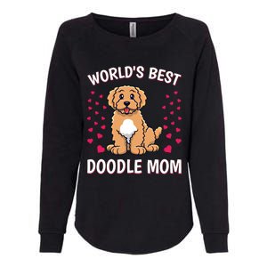 World's Best Doodle Mom Goldendoodle Mama Mother Gift Womens California Wash Sweatshirt