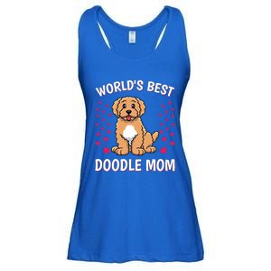 World's Best Doodle Mom Goldendoodle Mama Mother Gift Ladies Essential Flowy Tank