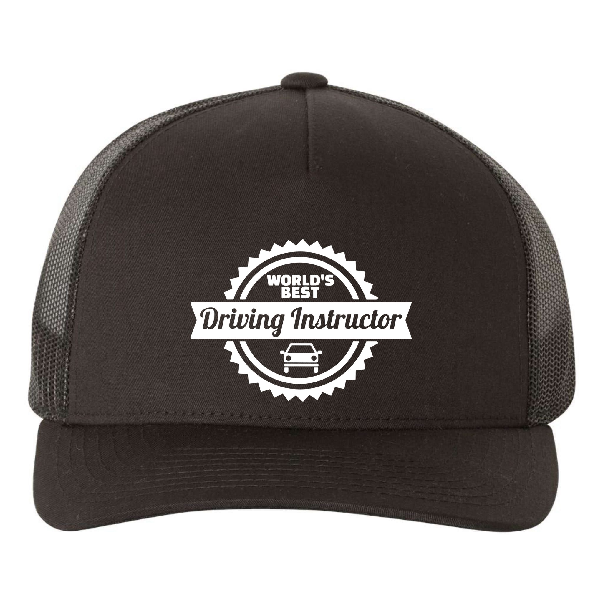Worlds Best Driving Instructor Yupoong Adult 5-Panel Trucker Hat