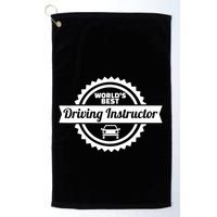 Worlds Best Driving Instructor Golf Towel