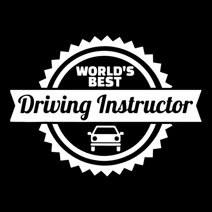 Worlds Best Driving Instructor Cropped Pullover Crew