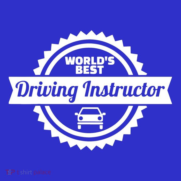 Worlds Best Driving Instructor Button