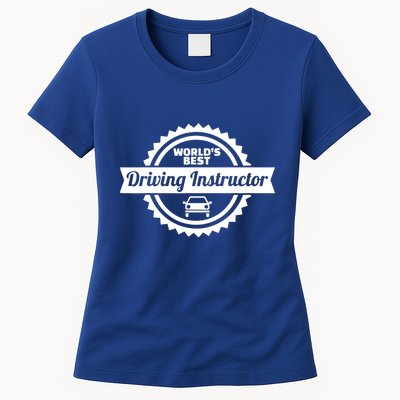 Worlds Best Driving Instructor Womens T-Shirt