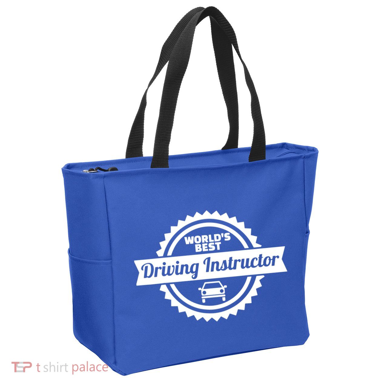 Worlds Best Driving Instructor Zip Tote Bag