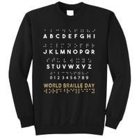 World Braille Day Blind Awareness Solidarity Sweatshirt