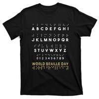 World Braille Day Blind Awareness Solidarity T-Shirt