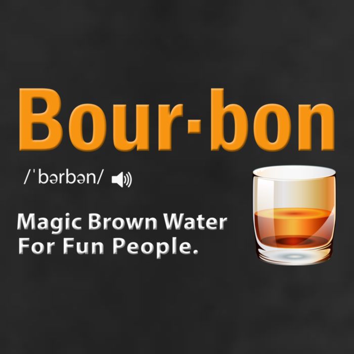 Whiskey Bourbon Definition Magic Brown Water Kentucky 7 Panel Mesh Trucker Snapback Hat