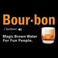 Whiskey Bourbon Definition Magic Brown Water Kentucky Flat Bill Trucker Hat