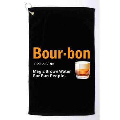 Whiskey Bourbon Definition Magic Brown Water Kentucky Golf Towel