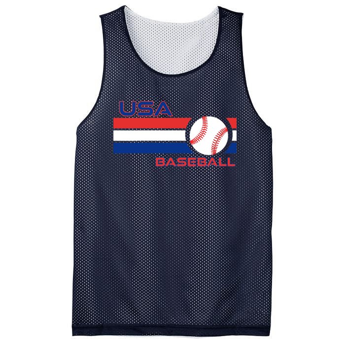 Wo Ball Dad Love USA Professional Baseball American Flag Themed V-Neck Mesh Reversible Basketball Jersey Tank