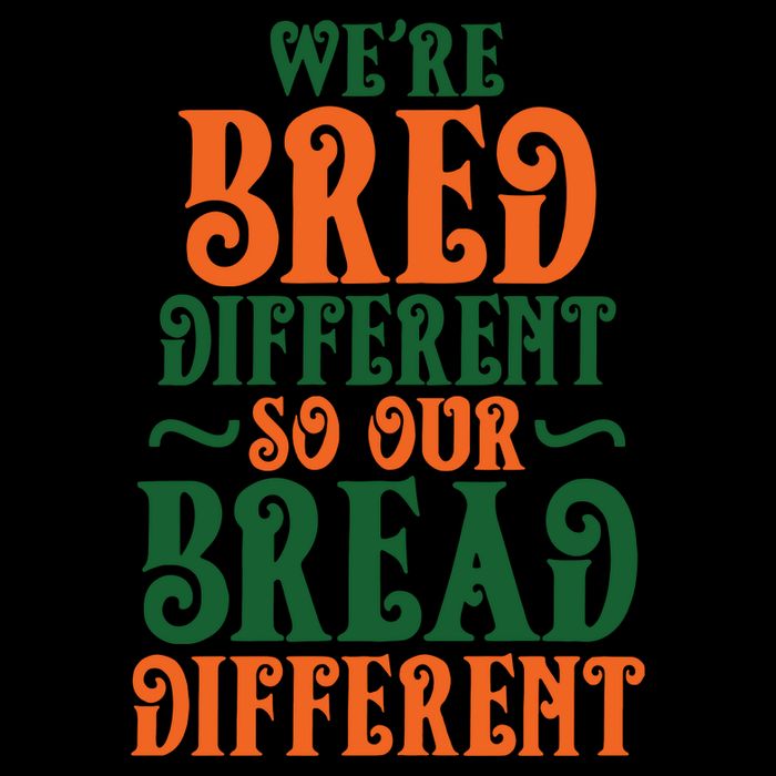 Were Bred Different So Our Bread Different Drawstring Bag