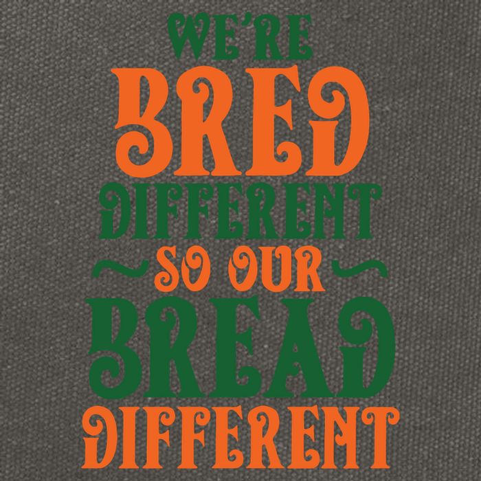 Were Bred Different So Our Bread Different Cotton Canvas Backpack