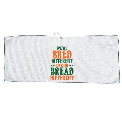 Were Bred Different So Our Bread Different Large Microfiber Waffle Golf Towel