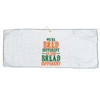 Were Bred Different So Our Bread Different Large Microfiber Waffle Golf Towel