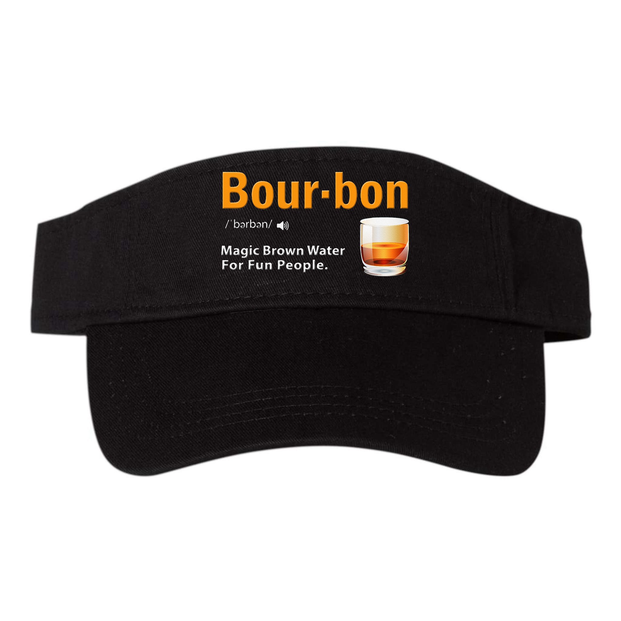 Whiskey Bourbon Definition Magic Brown Water Kentucky Visor