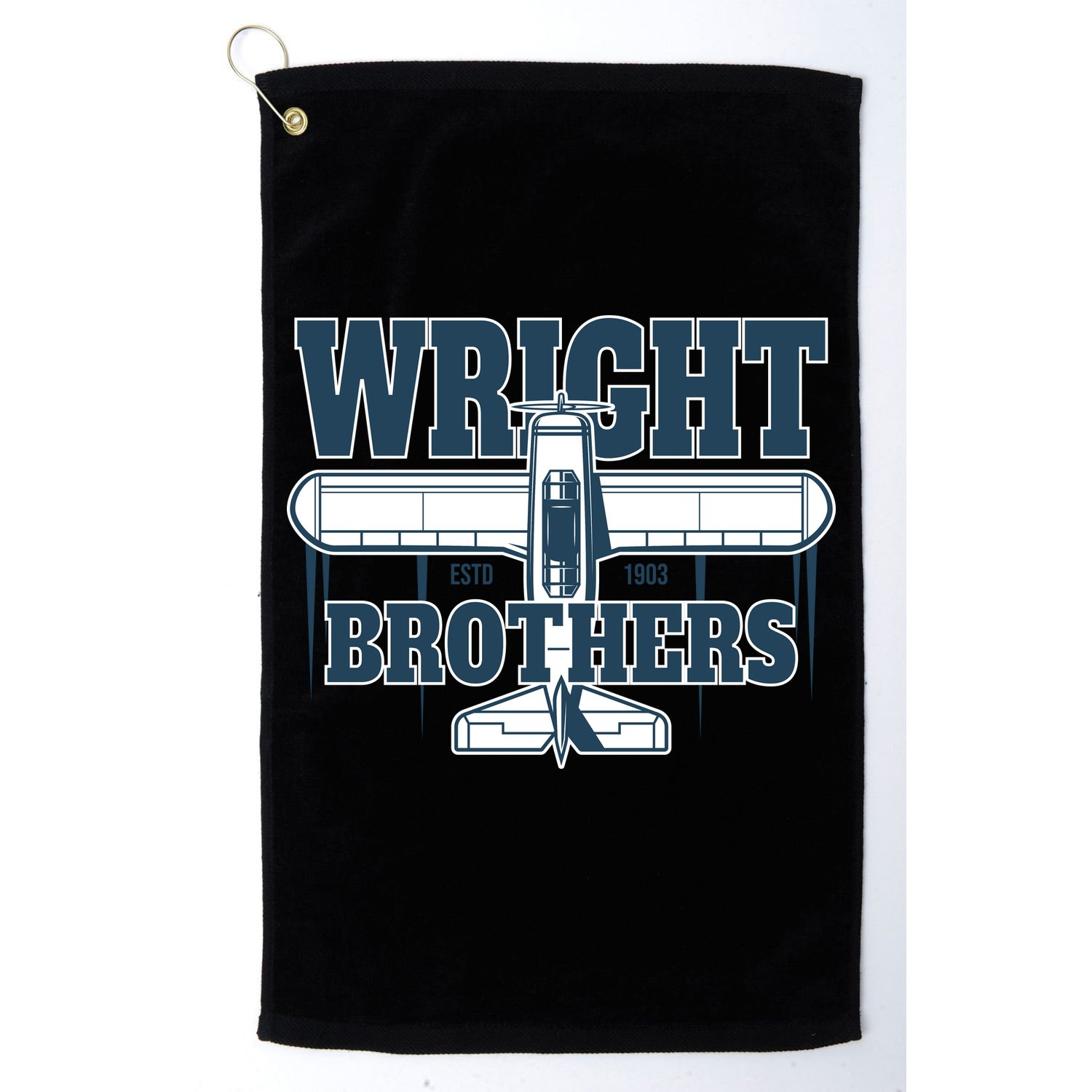 Wright Brothers Day Estd 1903 Golf Towel