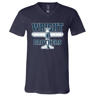 Wright Brothers Day Estd 1903 V-Neck T-Shirt