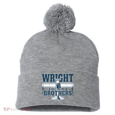 Wright Brothers Day Estd 1903 Pom Pom 12in Knit Beanie
