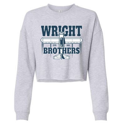 Wright Brothers Day Estd 1903 Cropped Pullover Crew