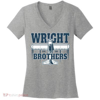 Wright Brothers Day Estd 1903 Women's V-Neck T-Shirt
