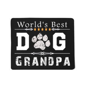 WorldS Best Dog Grandpa Mousepad