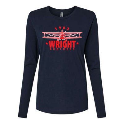 Wright Brothers Day EST 1903 Womens Cotton Relaxed Long Sleeve T-Shirt