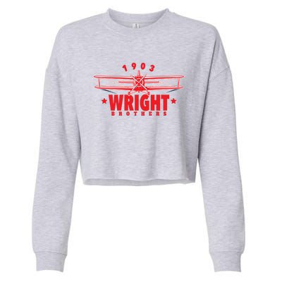 Wright Brothers Day EST 1903 Cropped Pullover Crew