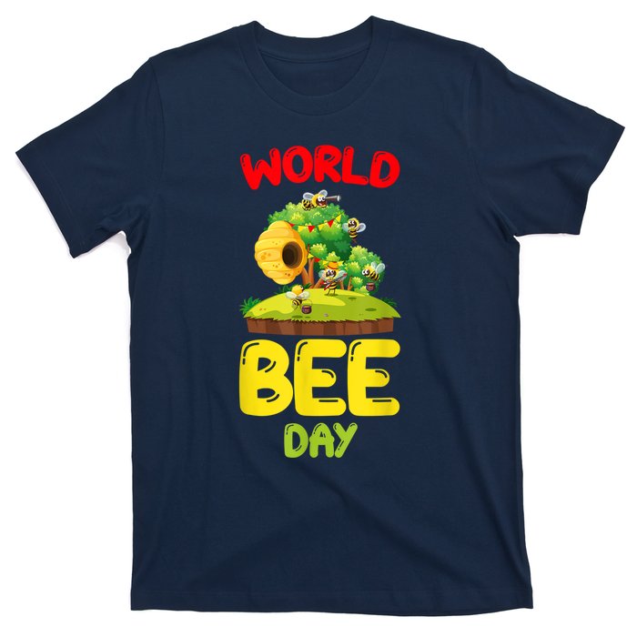 World Bee Day Bee Lover Beekeeper T-Shirt