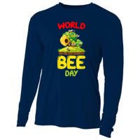 World Bee Day Bee Lover Beekeeper Cooling Performance Long Sleeve Crew