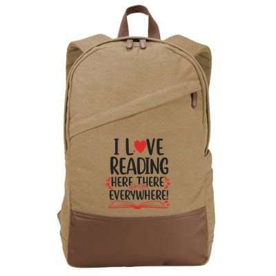 World Book Day Its A Good Day To Read A Book Cotton Canvas Backpack