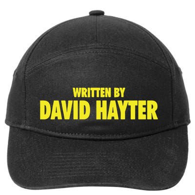 Written By David Hayter 7-Panel Snapback Hat