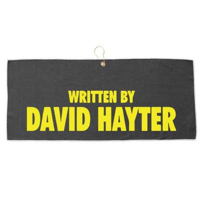 Written By David Hayter Large Microfiber Waffle Golf Towel