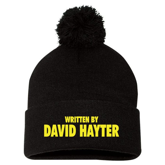 Written By David Hayter Pom Pom 12in Knit Beanie