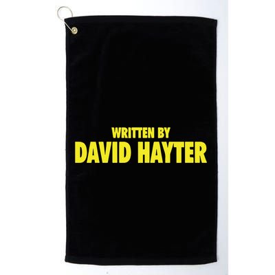 Written By David Hayter Golf Towel