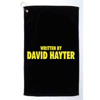 Written By David Hayter Golf Towel