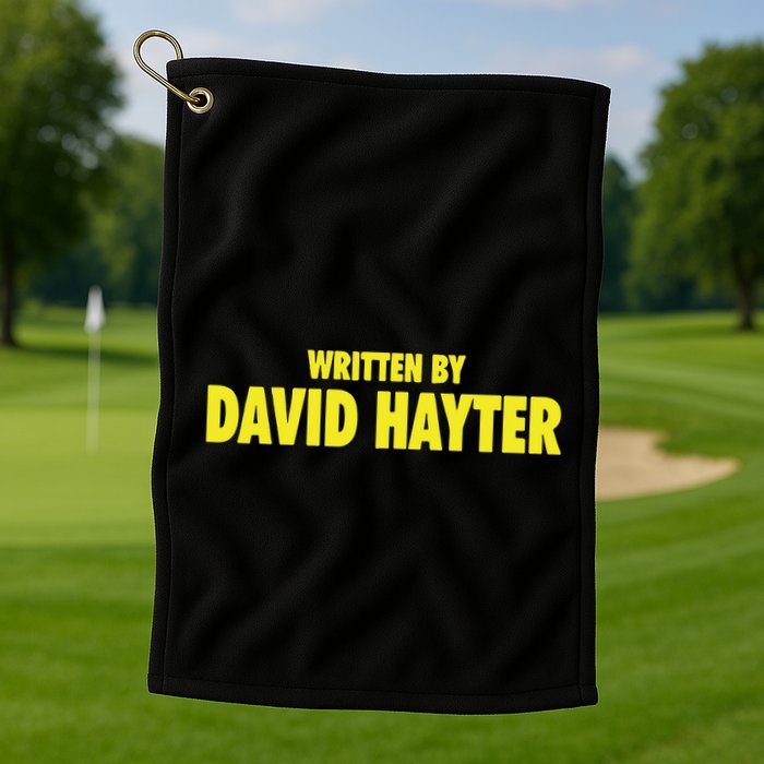 Written By David Hayter Golf Towel