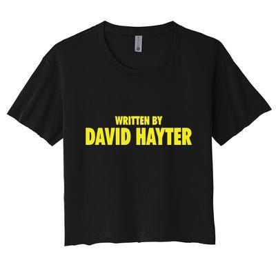 Written By David Hayter Crop Top