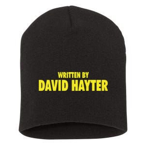 Written By David Hayter Short Acrylic Beanie