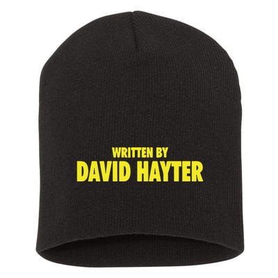Written By David Hayter Short Acrylic Beanie