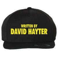 Written By David Hayter Wool Snapback Cap