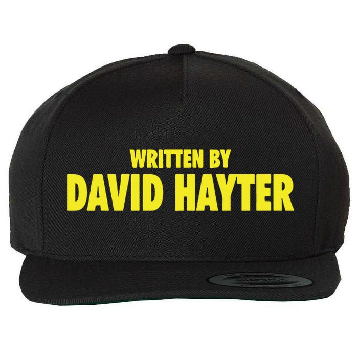 Written By David Hayter Wool Snapback Cap