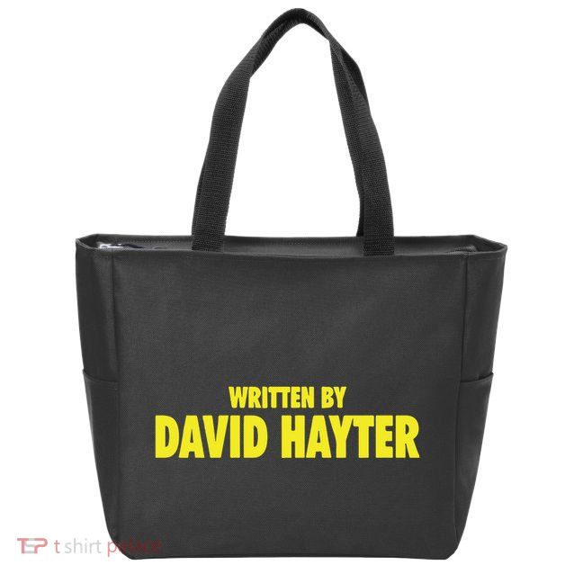 Written By David Hayter Zip Tote Bag