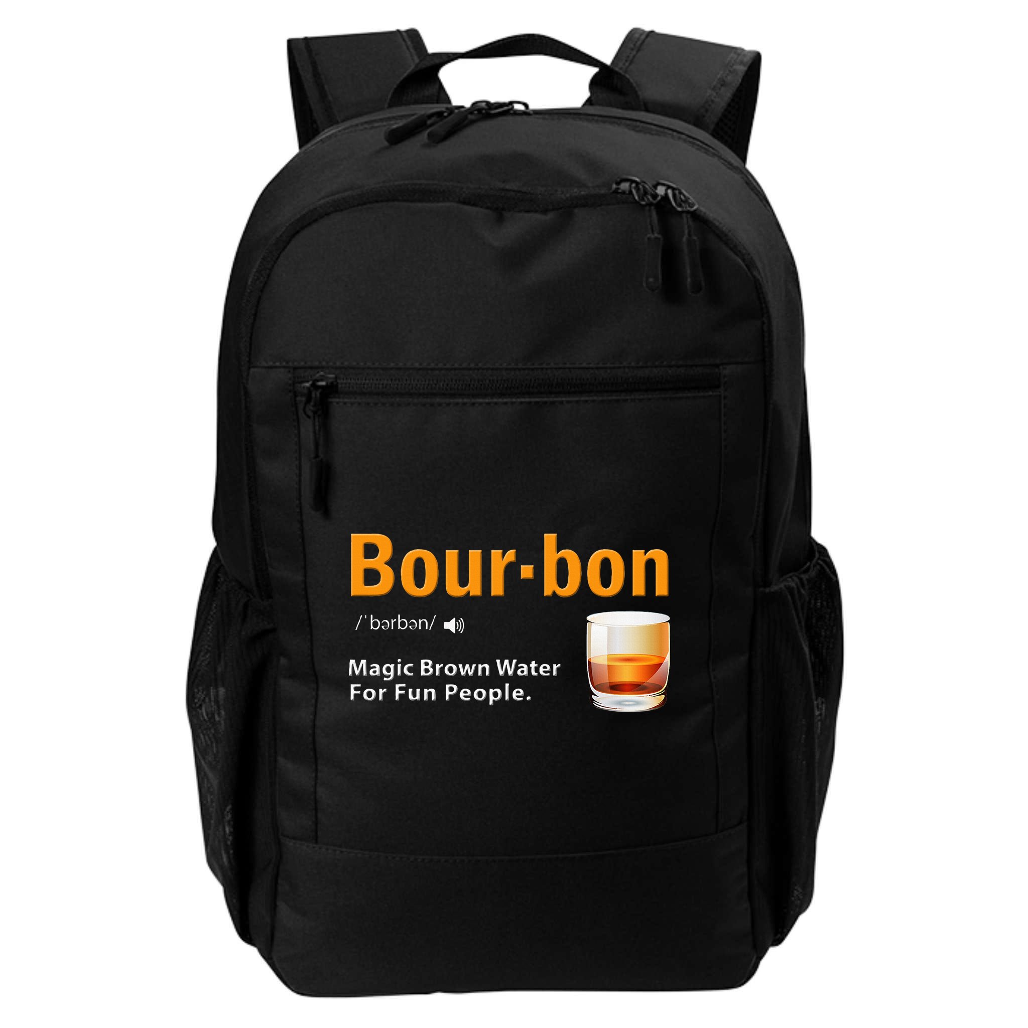 Whiskey Bourbon Definition Magic Brown Water Kentucky Backpack
