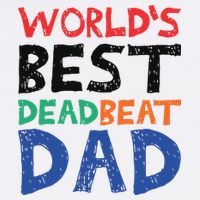 World’s Best Dead Beat Dad 11oz C Handle Ceramic Mug