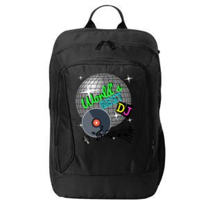 World's Best Dj Ever Rave Disco Dance Party Funny Music Gift Meaningful Gift City Backpack