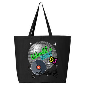 World's Best Dj Ever Rave Disco Dance Party Funny Music Gift Meaningful Gift 25L Jumbo Tote