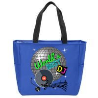 World's Best Dj Ever Rave Disco Dance Party Funny Music Gift Meaningful Gift Zip Tote Bag