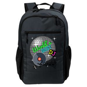 World's Best Dj Ever Rave Disco Dance Party Funny Music Gift Meaningful Gift Daily Commute Backpack