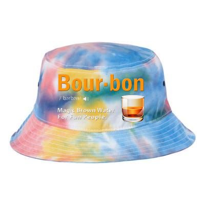 Whiskey Bourbon Definition Magic Brown Water Kentucky Tie Dye Newport Bucket Hat