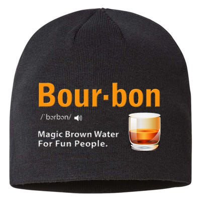 Whiskey Bourbon Definition Magic Brown Water Kentucky Sustainable Beanie